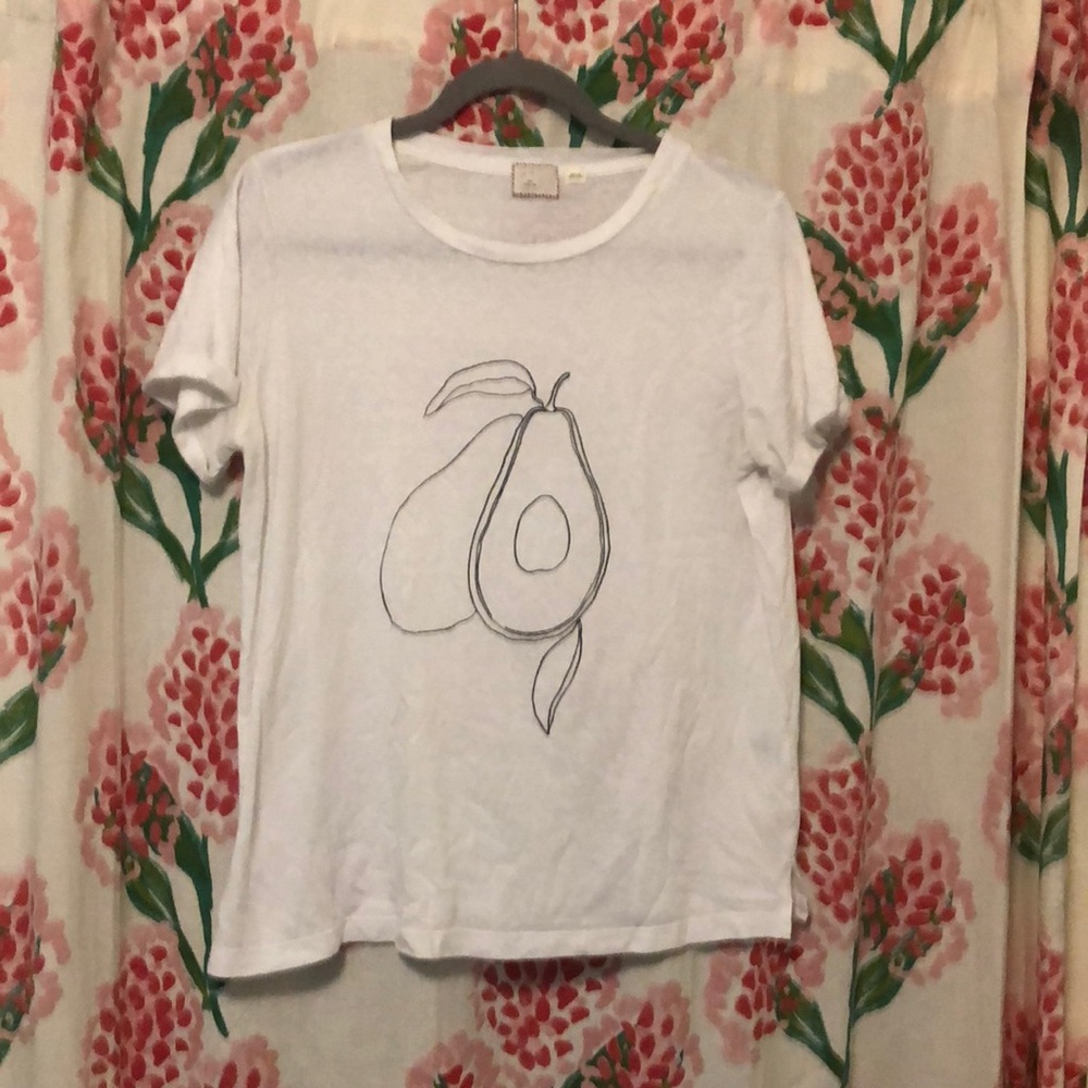 Anthropologie Avocado (or maybe Pear?) T-Shirt
